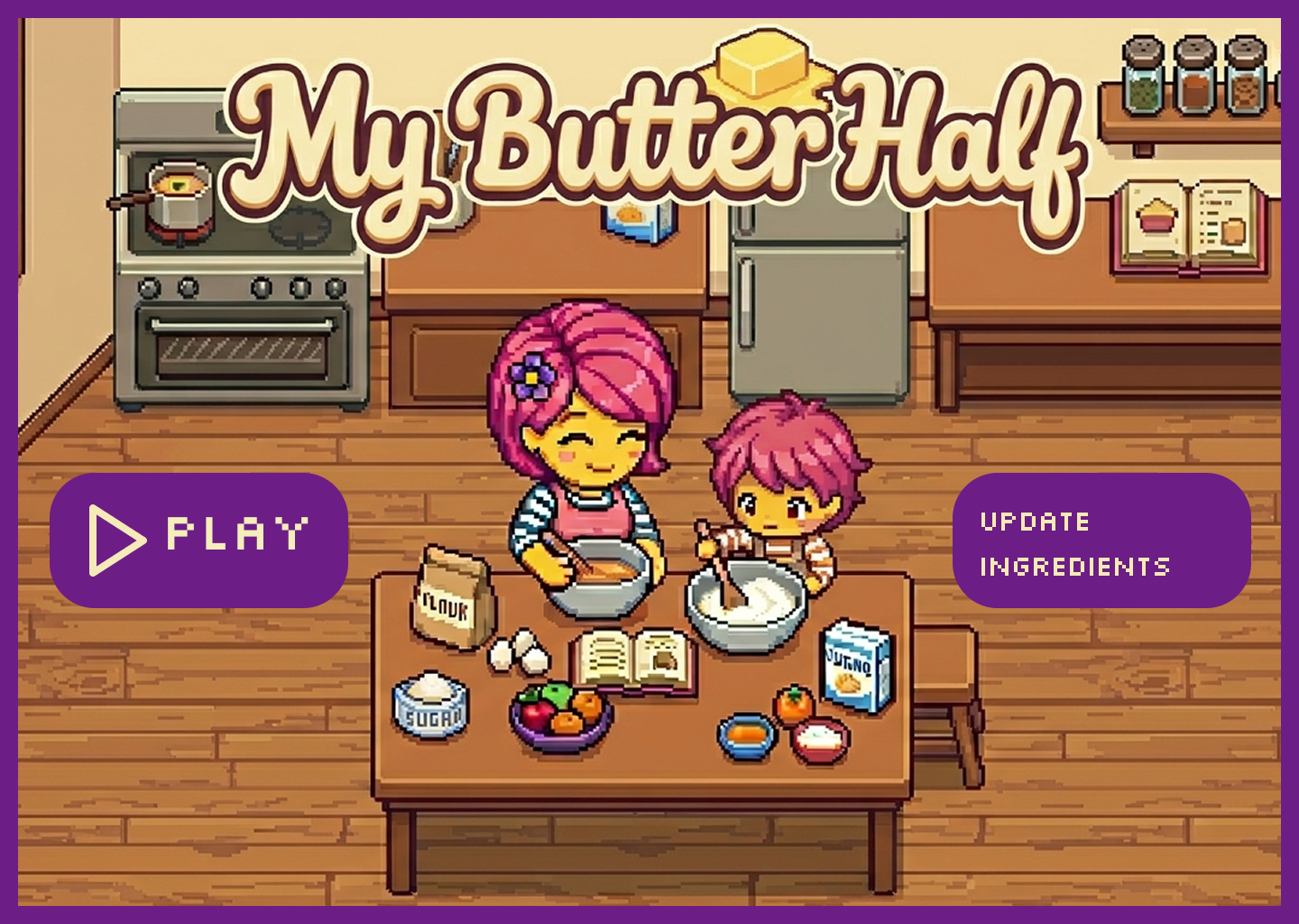 My Butter Half Start Screen